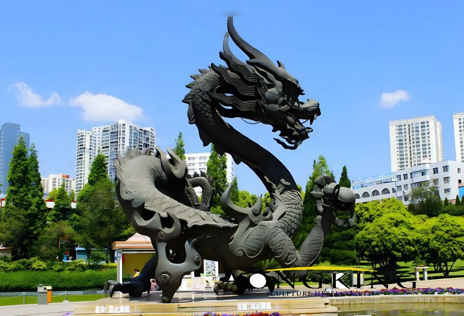 large dragon statue