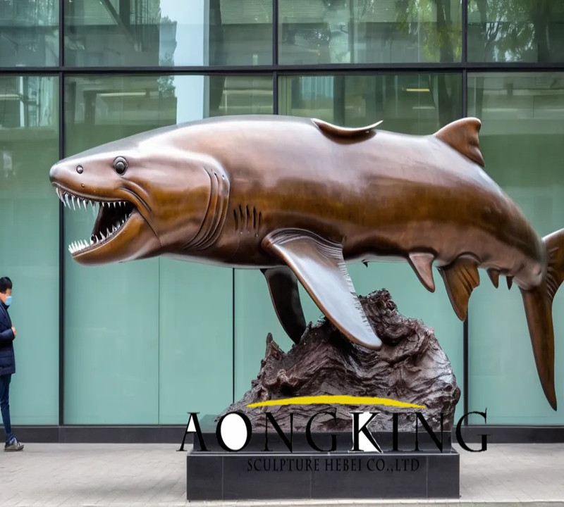 Cookiecutter Shark bronze sculpture