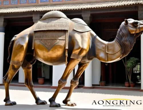 Elegance Cultural Casting Bronze Bactrian Camel Statue