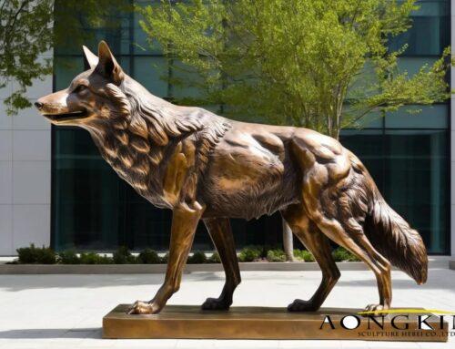 Unveiling the Artistic Splendor Bronze Coyote Statue