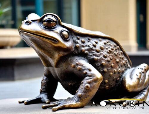 Timeless Elegance Exquisite Common Toad Bronze Sculpture