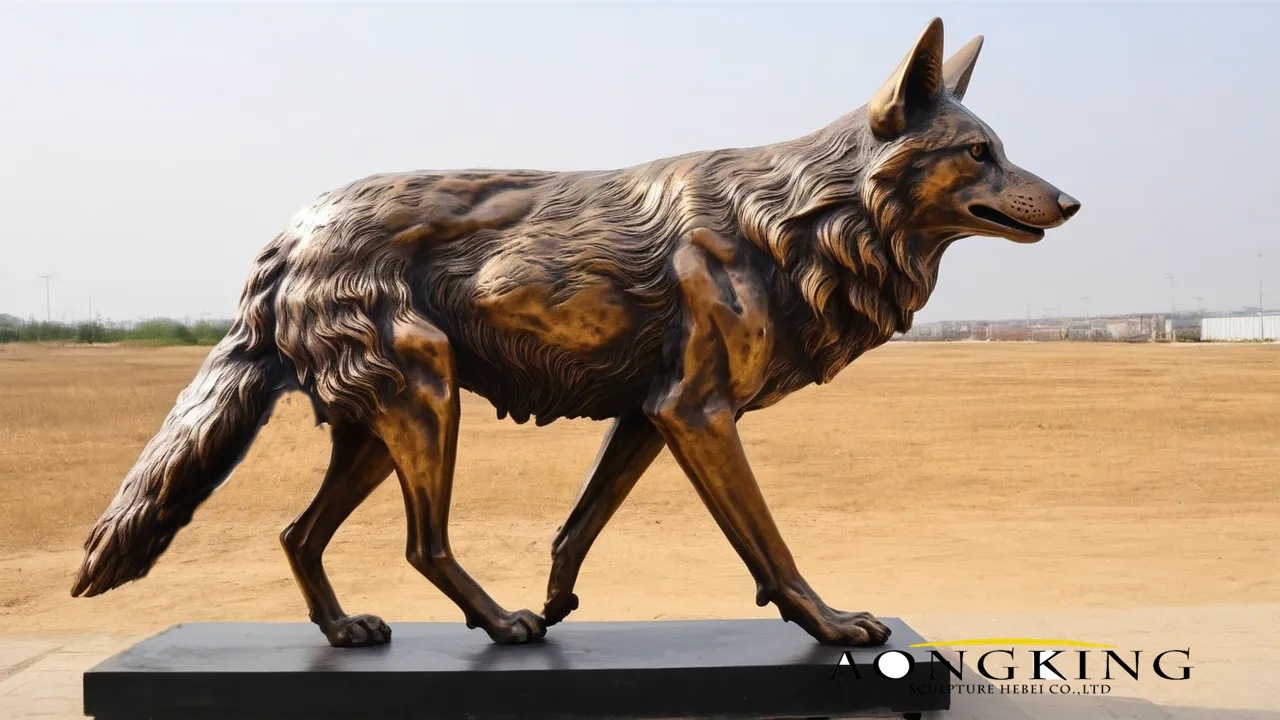 coyote sculpture