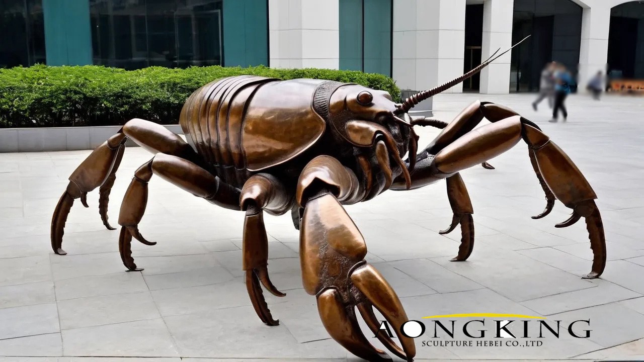 crayfish statue