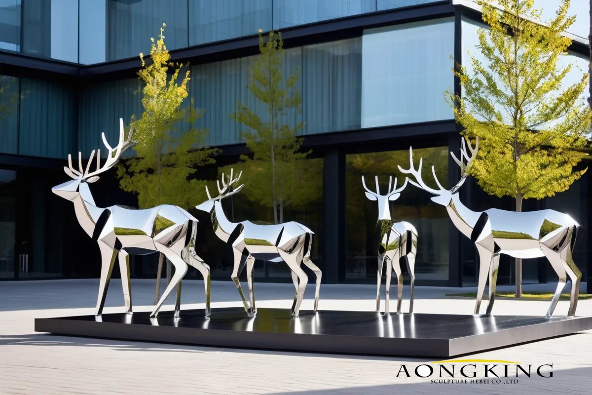 large outdoor deer statues for sale