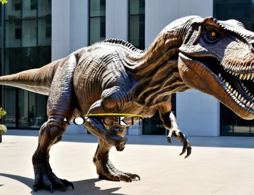 Unique Public Decor Bronze Allosaurus Dinosaur Sculpture