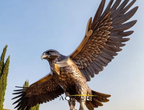 Popular Magnificent Beauty Bronze Falcon Eagle Sculpture